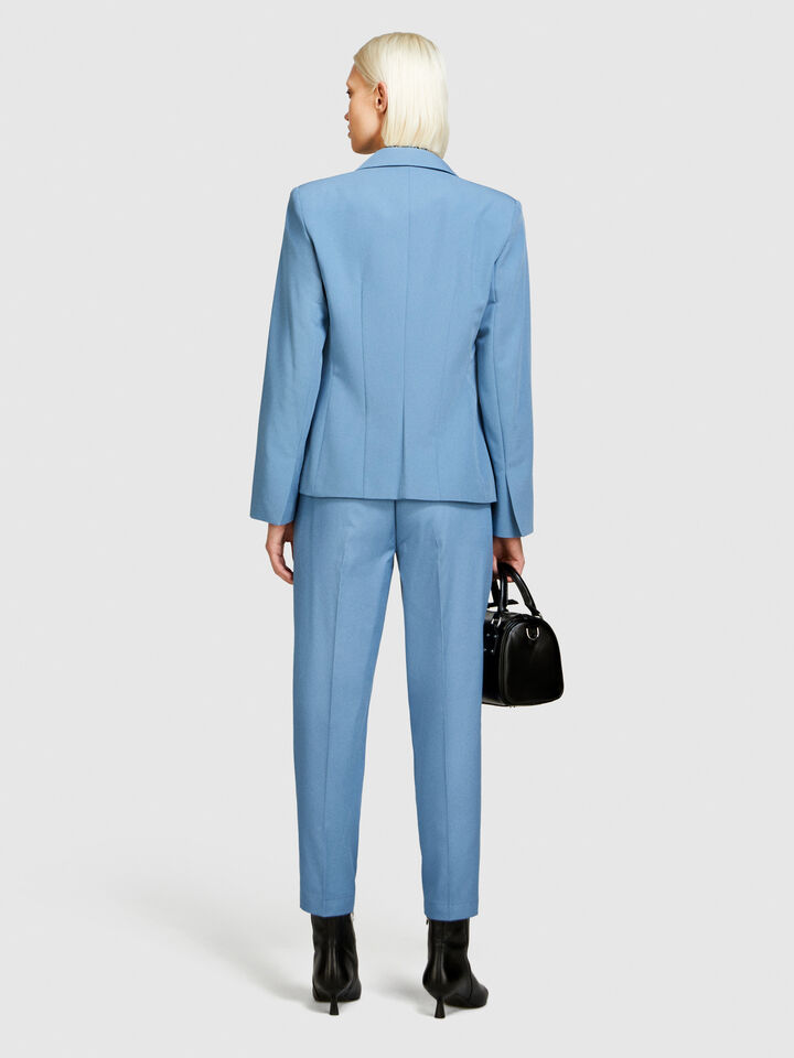 Solid color joggers - women's joggers - Light Blue | Sisley image number 3